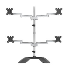 Soporte de Pantalla Cuádruple - StarTech.com - ARMQUADSS - Altura Ajustable - Para Monitores de 32" - Negro