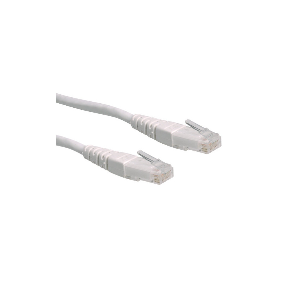 Roline White Utp Patch Cord, Cat.6, 0.3 0.3M