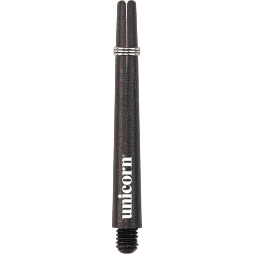 Unicorn (Medium, Black) Unicorn Gripper 3 Nylon Darts Stems Shafts Set (2020)
