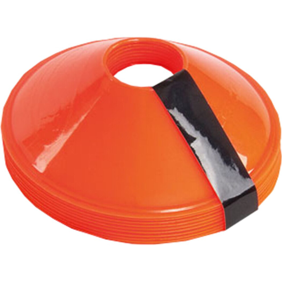 Precision Training (Orange) Precision Field Marker Saucer Cones Soccer Football Agility Training Set Of 10 (2020) Orange