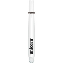 (Medium, White) Unicorn Gripper 3 Nylon Darts Stems Shafts Set (2020)