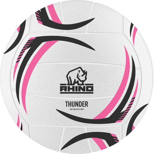 (4) Rhino Thunder Moulded Netball (2020)