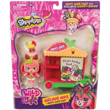 SHOPKINS SHOPPETS DELUXE PACK - MELONIE HOPS AND HOPPY JUICE CART