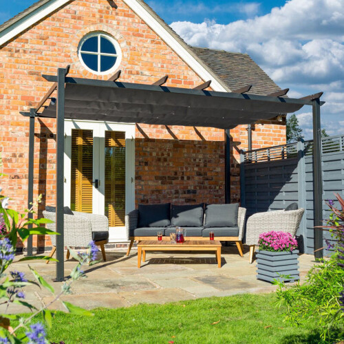 Rowlinson Venetian 4x3 Grey Canopy