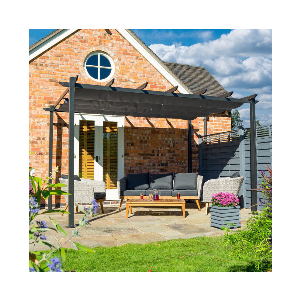 Rowlinson Venetian 4X3 Grey Canopy