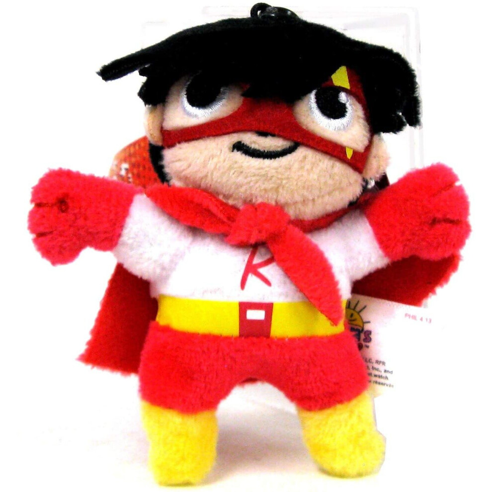 Ryans World Ryan's World Ryan The Titan 4-Inch Clip On Plush Red