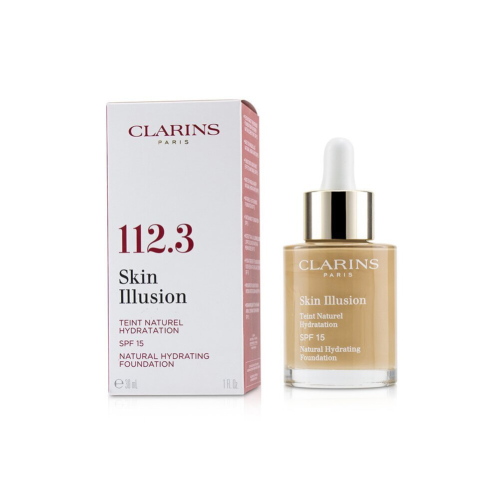 Clarins Skin Illusion Natural Hydrating Foundation Spf 15 # 112.3 Sandalwood - 30Ml/1Oz