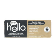 Hello, Epic Whitening Fluoridfreie Zahnpasta, Aktivkohle, mit frischer Minze & Kokosöl, 4 oz (113 g)