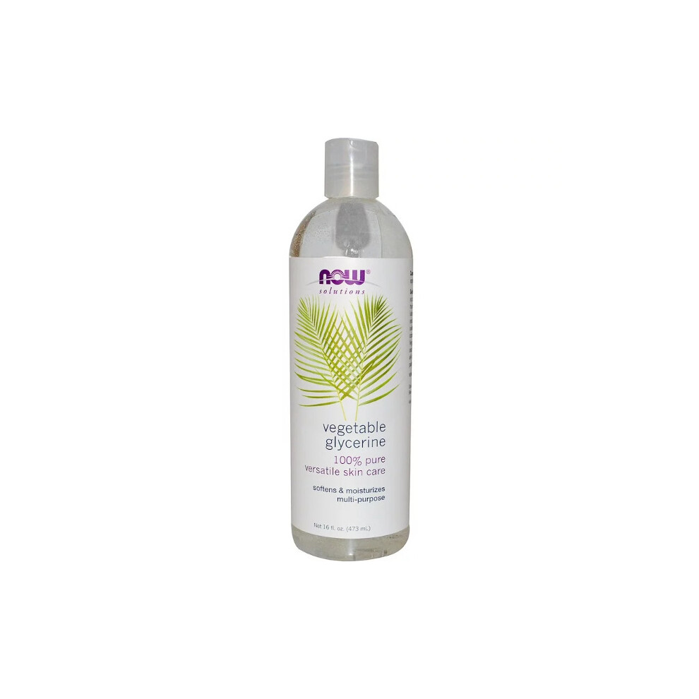 Now Foods, Solutions, Food Grade Vegetable Glycerine, 473ml