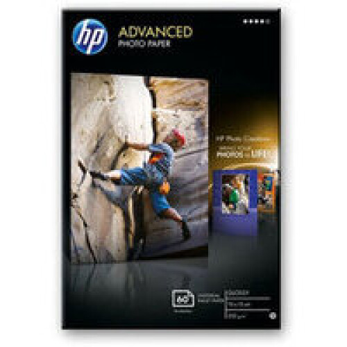 HP HP Advanced Glossy photo paper Black,Blue,White Gloss
