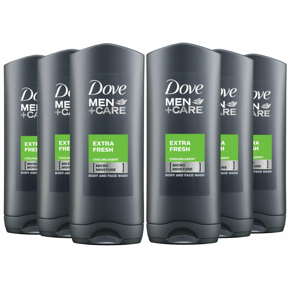 Dove Men+Care Body & Face Wash, Extra Fresh, 400ml