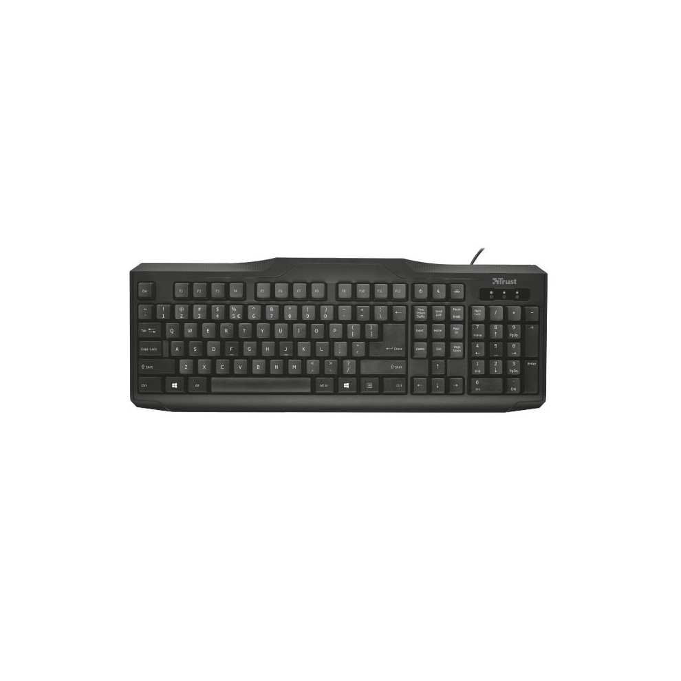 Trust Classicline Uk Keyboard Usb Qwerty Uk English Black 5059416249454