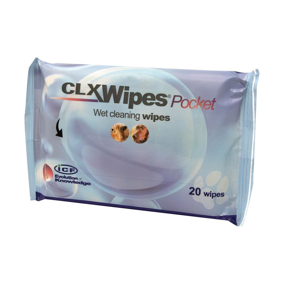 Clx Cleansing Wipes For Cats & Dogs Pack Of 20 Odour Reducing Cleaning Wipes