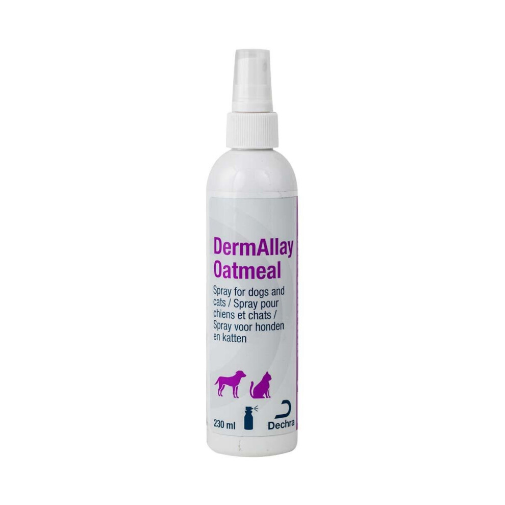 Dermallay Oatmeal Moisturising Spray Conditioner 230ml For Cats & Dogs