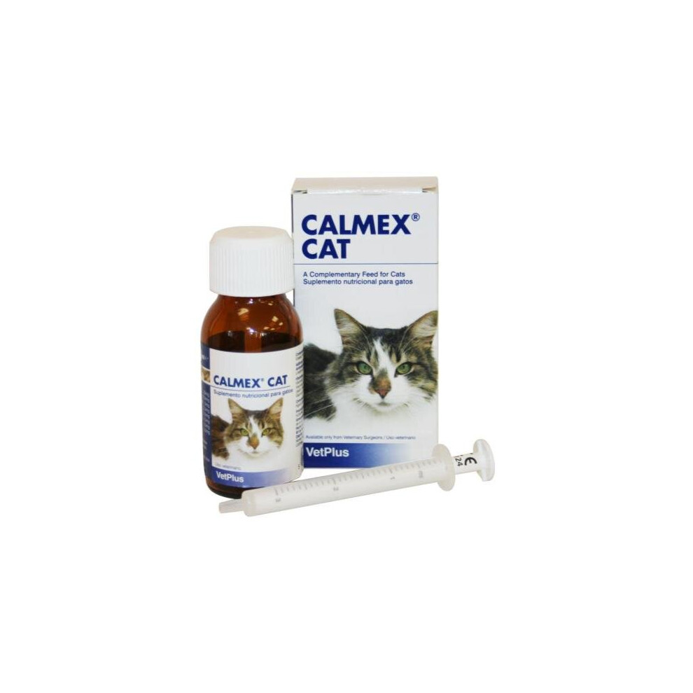 Calmex Cat 60ml Anxiety Relief & Stress Reduction In Cats Liquid Supplement