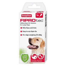 Beaphar FIPROtec Spot On Flea Tick Treatment For Large Dogs 20-40kg 1 Pipette