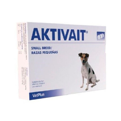 Aktivait Brain & Nervous System Support for Small Dogs – 60 Tablets for Cognitive Health & Aging