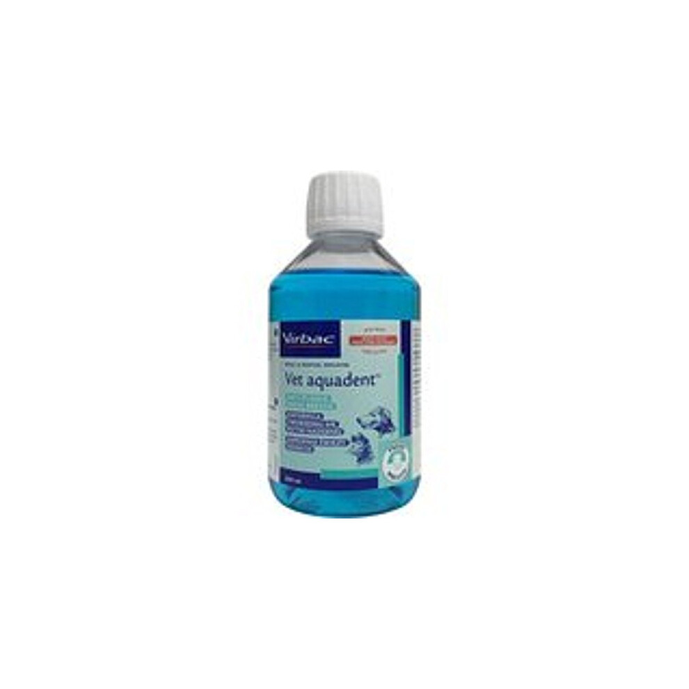 Virbac Vet Aquadent 250ml Water Additive For Dental Health In Dogs & Cats