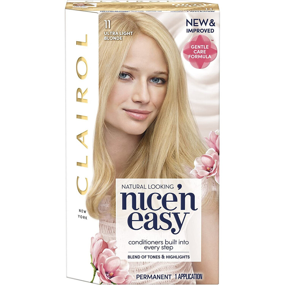 Clairol Nice 'n Easy Permanent Hair Dye Number 11, Ultra Light Blonde