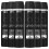 Lynx Lynx XXL 48H Fresh Deodorant Body Spray, Black, 6 Pack, 250ml 1