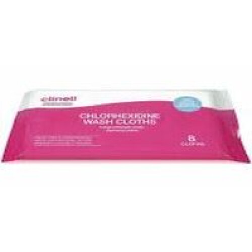 Clinell Clinell Chlorhexidine Wash Cloths - 8 cloths