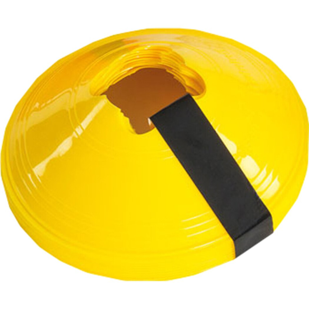 Precision Training (Yellow) Precision Field Marker Saucer Cones Soccer Football Agility Training Set Of 10 (2020) Yellow