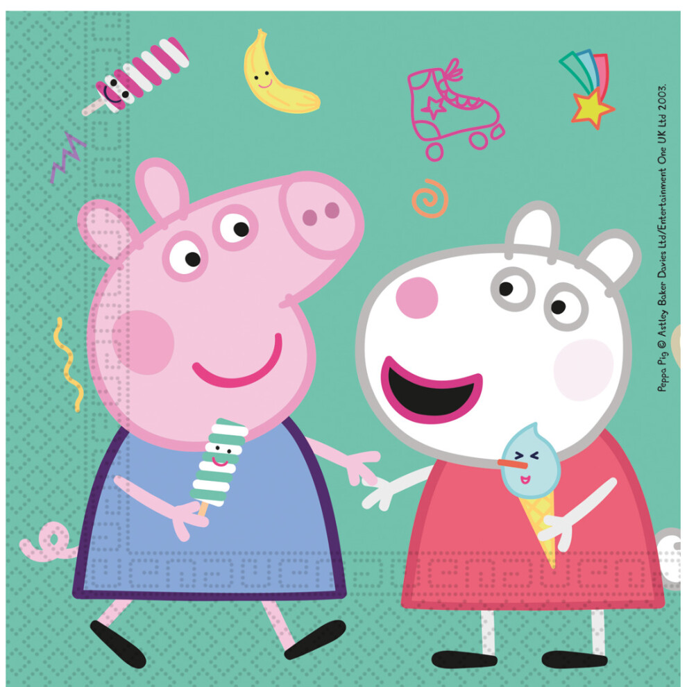 Peppa Pig Party Napkins 20Pk