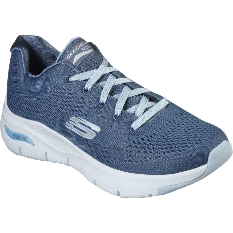 (4 UK, Navy/Light Blue) Skechers Womens/Ladies Arch Fit Sunny Outlook Trainer