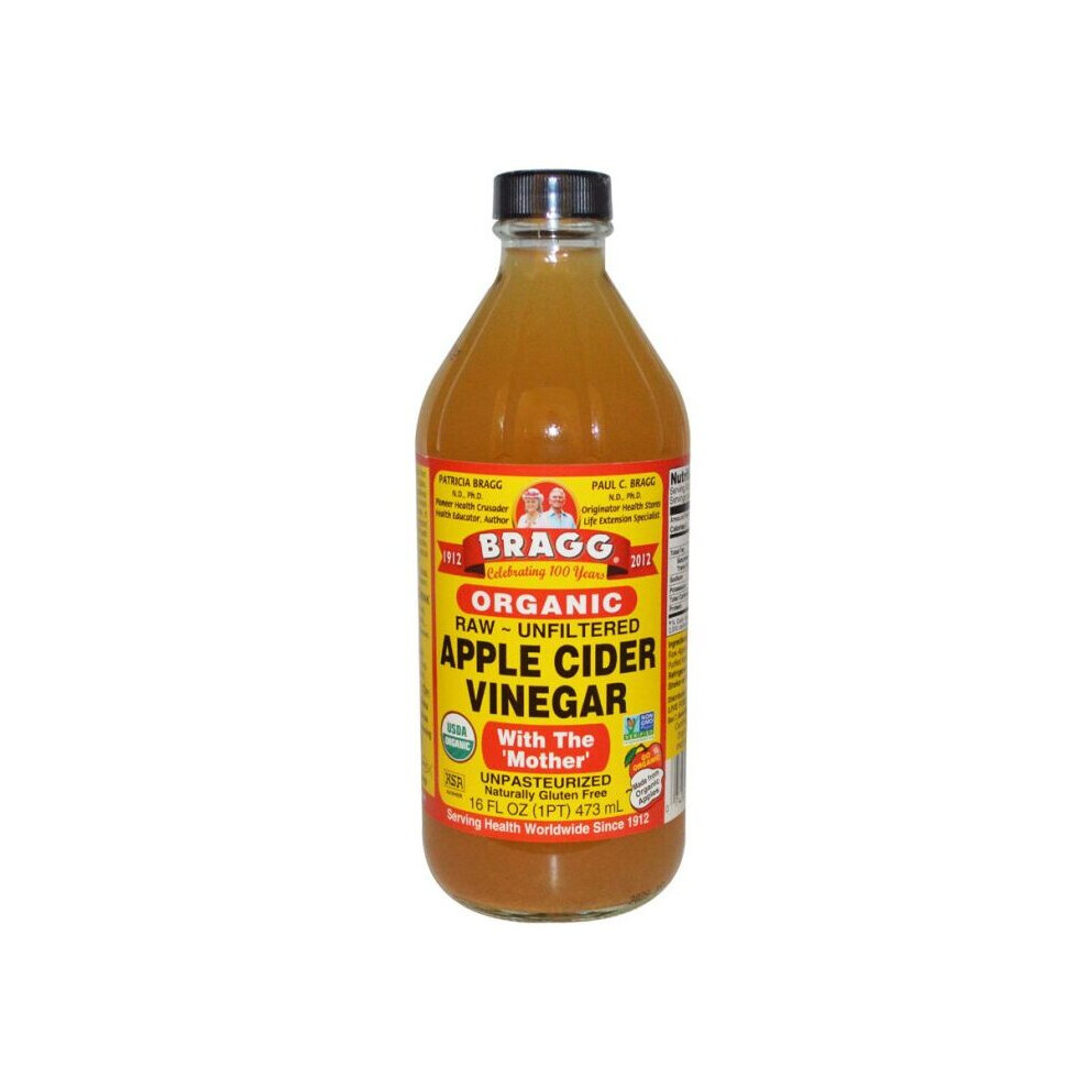 (473ml) BRAGG ORGANIC RAW APPLE CIDER VINEGAR Gluten Free UK SELLER All sizes