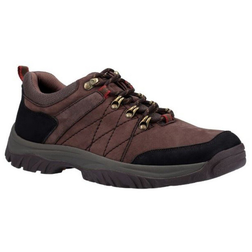 (11 UK, Brown) Cotswold Mens Toddington Lace Up Nubuck Leather Shoe