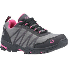 (10.5 UK Child, Pink/Grey) Cotswold Childrens/Kids Little Dean Lace Up Hiking Waterproof Trainer