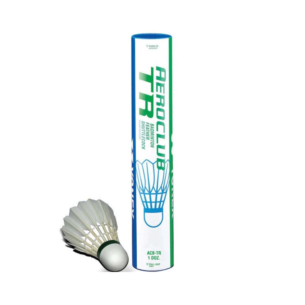 Yonex Aeroclub Tr Badminton Shuttlecocks Shuttles (Tube Of 12)