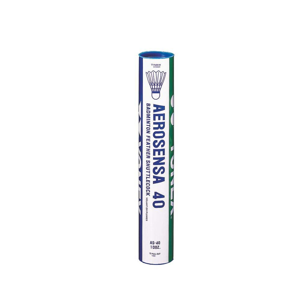 Yonex Aerosensa 40 Badminton Shuttlecocks Shuttles (Tube Of 12)