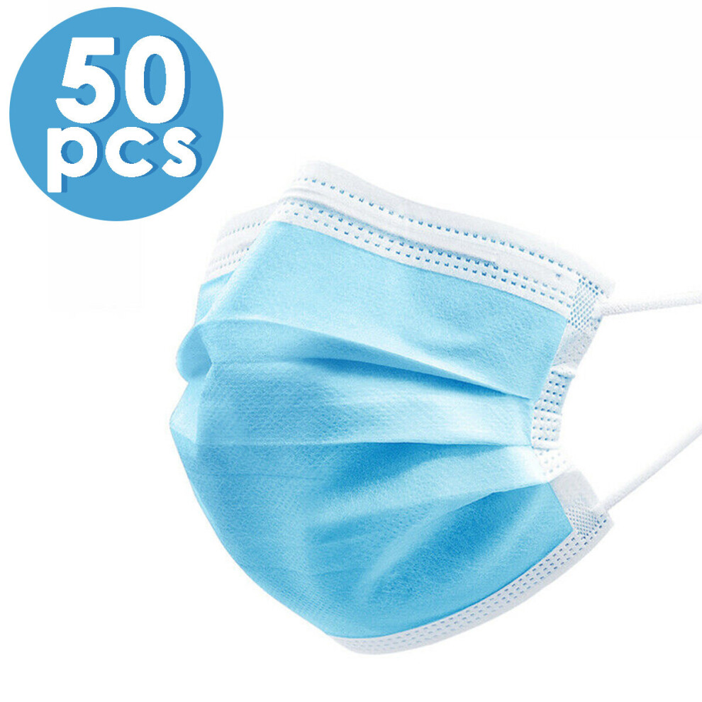 3 Layers 50Pcs Medical Surgical Disposable Mask 6015442932943