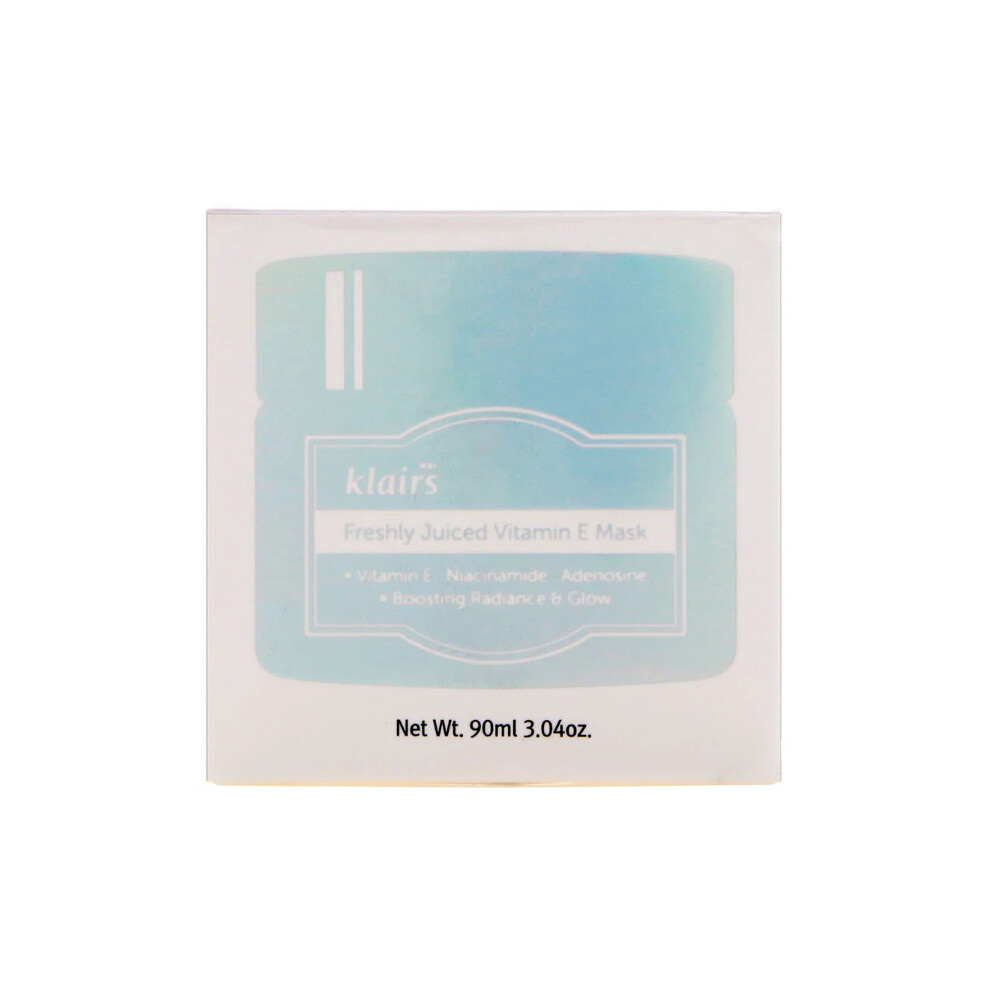 Dear, Klairs , Freshly Juiced Vitamin E Mask, 90Ml