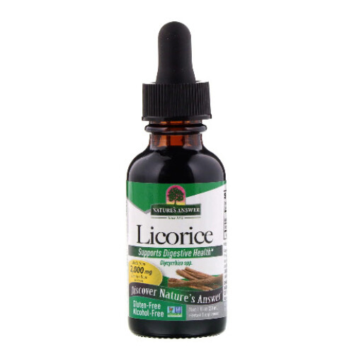 Nature's Answer, Licorice Root Fluid Extract, Alcohol-Free, 2,000 mg, 1 fl oz (30 ml)
