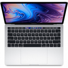 Apple 13-inch MacBook Pro 2019 1.4GHz i5 8+256GB US Keyboard Touch Bar - Silver - Refurbished