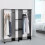 Homcom HOMCOM Black Mobile Open Wardrobe With Clothes Hanging Rail 3