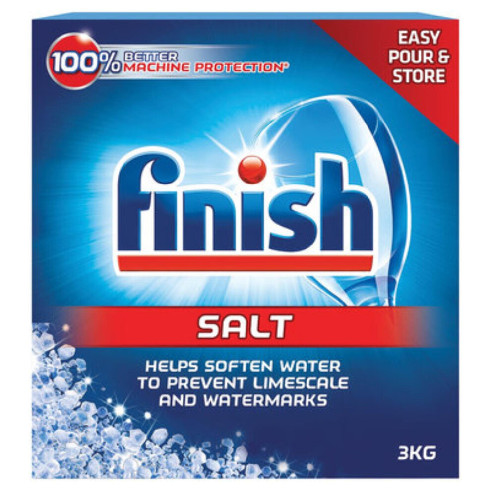 Finish Dishwasher SaltâProtects Against Limescale & Watermarksâ3kg Bag