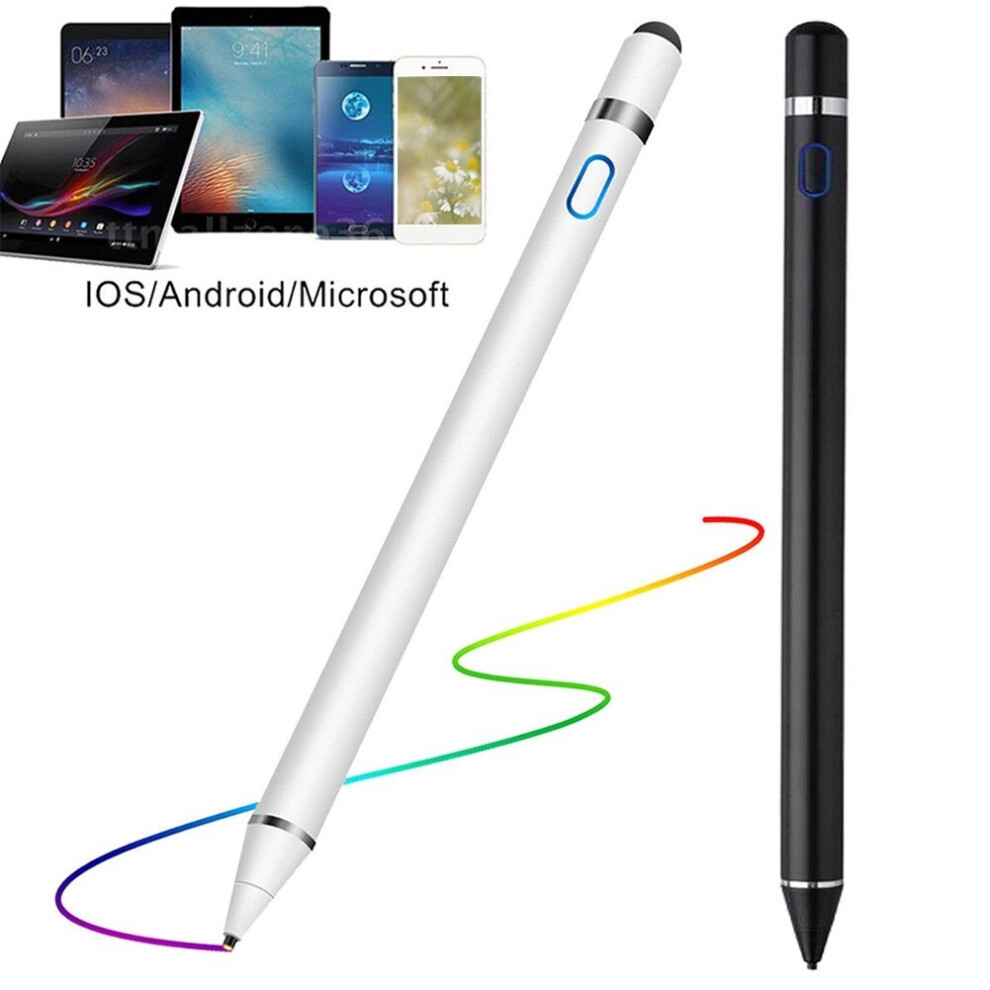 (white) Stylus Pens Smart Pencil Compatible iPad Tablet