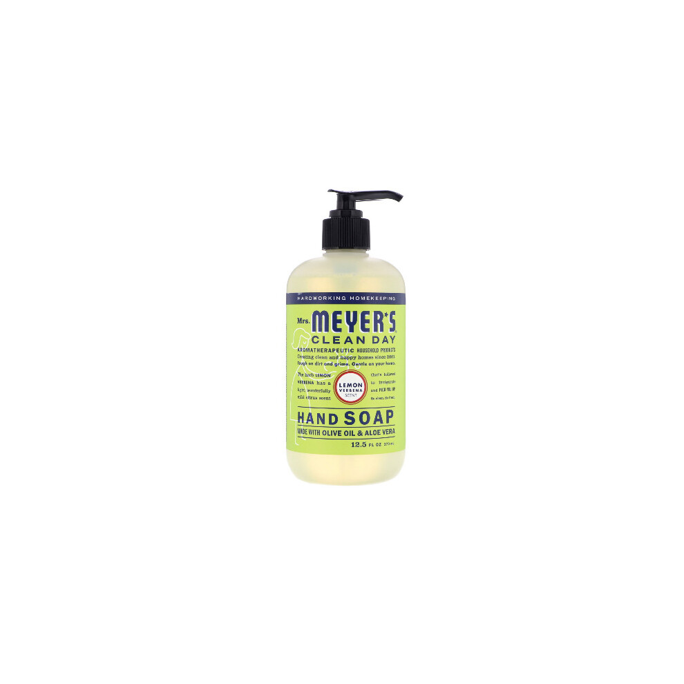 Mrs. Meyers Clean Day, Hand Soap, Lemon Verbena Scent, 370Ml