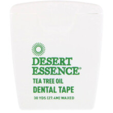 Desert Essence, Tea Tree Oil Dental Tape, Waxed, 30 Yds, 27.4m