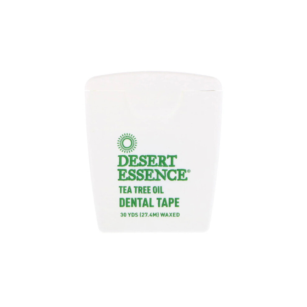 Desert Essence, Tea Tree Oil Dental Tape, Waxed, 30 Yds, 27.4m