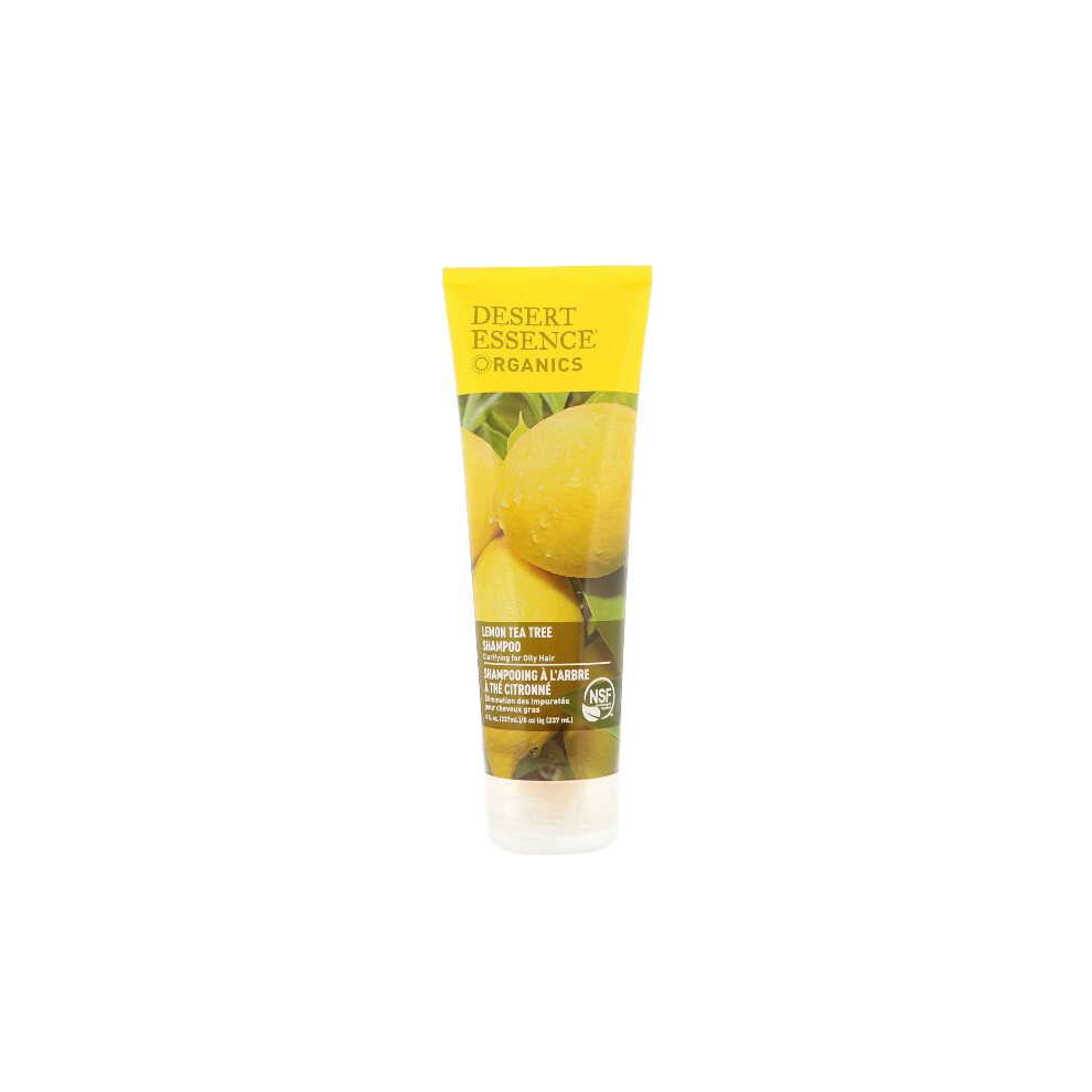 Desert Essence , Organics, Shampoo, Lemon Tea Tree, 237Ml