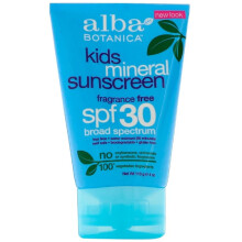 Alba Botanica, Mineral Sunscreen, Kids, SPF 30, 113g