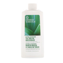 Desert Essence, Teebaumöl Mundwasser, Krauseminze, 8 fl oz (237 ml)