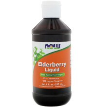 NOW Foods, Elderberry Liquid, 500 mg, 8 fl oz (237 ml)