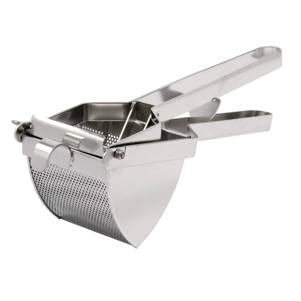 Vogue Heavy Duty Potato Ricer 100X100mm Stainless Steel Masher Juicer