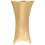 VidaXL vidaXL 2x Table Covers Stretch 80cm Gold Party Tablecloth Slipcover Protector 1
