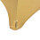 VidaXL vidaXL 2x Table Covers Stretch 80cm Gold Party Tablecloth Slipcover Protector 4